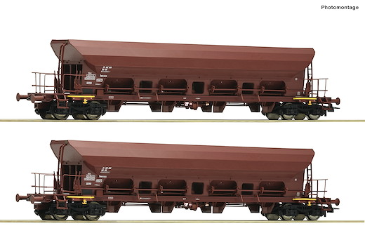 2-tlg. Set: Selbstentladewagen, DR