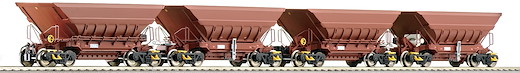 4-tlg. Set: Erzwagen „Master-Slave“, LKAB