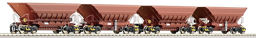 4-tlg. Set: Erzwagen „Master-Slave“, LKAB