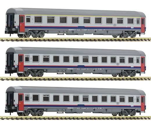 3-tlg. Set: Eurofima-Wagen, SNCB