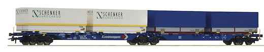 Container-Doppeltragwagen, Kombiwaggon, DB
