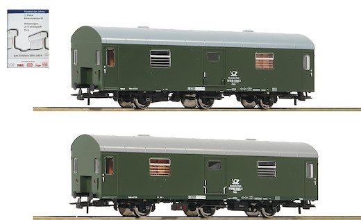 2-tlg. Set: Reko-Postwagen, DR