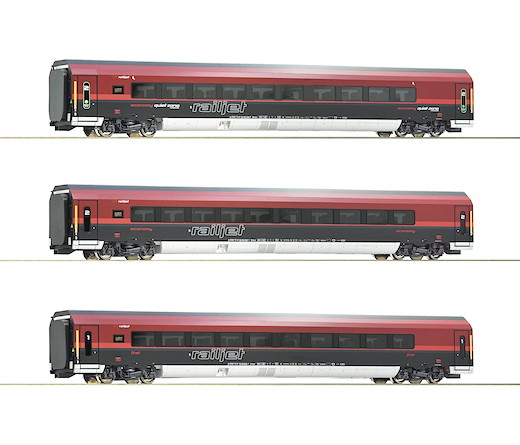 3-tlg. Set: Railjet, ÖBB