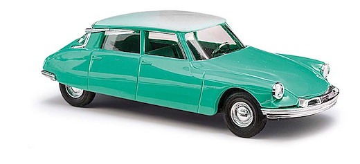 Citroën DS19 zweifarbig, Dunkelgrün/Weiß