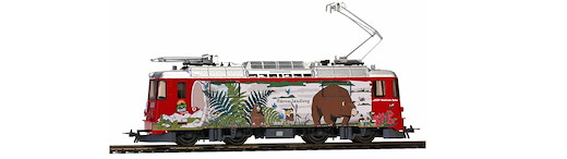 RhB Ge 4/4 II 634 "Bärenland Arosa" mit Kurvensound