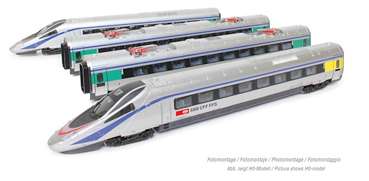 SBB/Cisalpino 4-teil Triebzug ETR 610