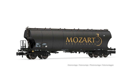 Mozart Distillerie Silowagen schwarz/gold Ep.VI, Privatbahn