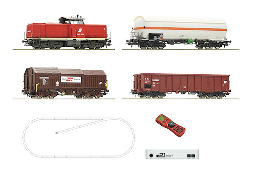 z21 start Digitalset: Diesellokomotive Rh 2048 mit Güterzug, ÖBB