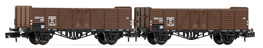 ÖBB 2 offene Güterwagen ex Villach braun, Ep.III