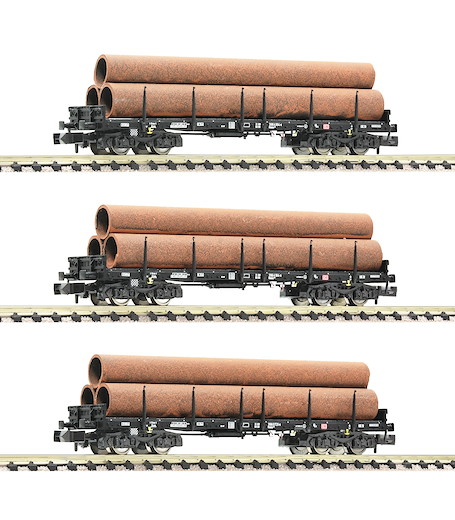 3-tlg. Set: Flachwagen, DB AG