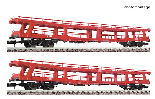 2-tlg. Set: Reisezug-Autotransportwagen, ÖBB