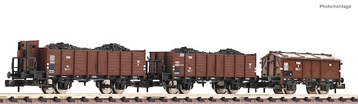 3-tlg. Set: Güterwagen, ÖBB