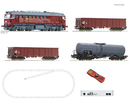 z21 start Digitalset: Diesellokomotive BR 120 mit Güterzug, DR