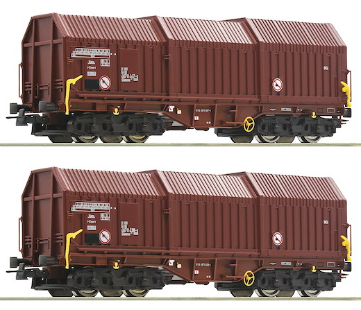 2-tlg. Set: Teleskophaubenwagen, DR