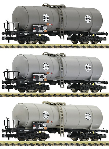 3-tlg. Set 1: Kesselwagen, Eva, DB