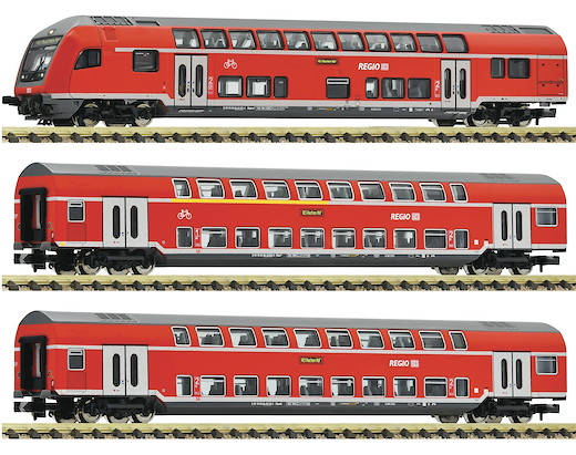 3-tlg. Set: Doppelstockwagen, DB AG