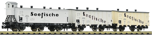 3-tlg. Set: Kühlwagen „Seefische“, DRG