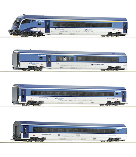 4-tlg. Set: Railjet, CD