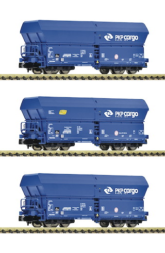 3-tlg. Set: Selbstentladewagen, PKP Cargo
