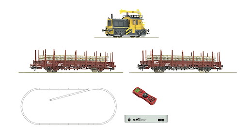 z21 start Digitalset: Diesellokomotive „Sik‟ mit Bauzug, NS