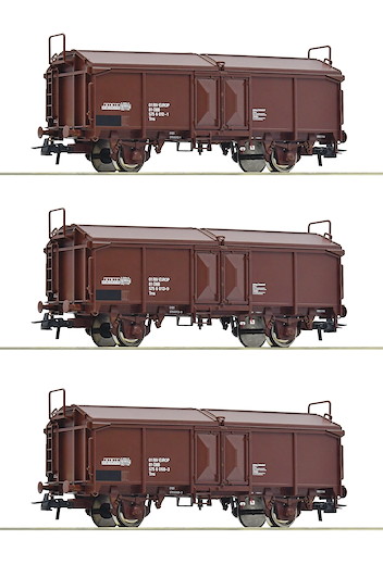 3-tlg. Set: Schiebedachwagen, ÖBB