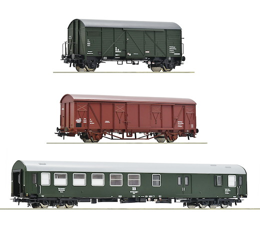 3-tlg. Set: Bauzug, DR