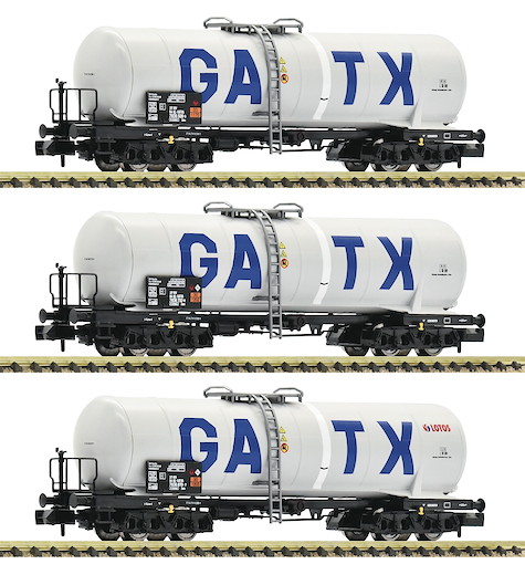 3-tlg. Set: Kesselwagen, GATX