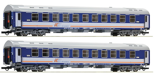 2-tlg. Set: Schlafwagen, PKP IC