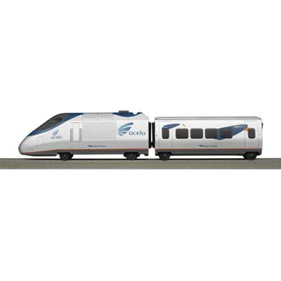 Trainkids Pwrd Loco & Car, Amtrak