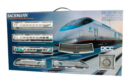 AMTK Acela DCC Train Set, Amtrak