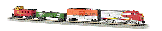 Super Chief Train Set -- Santa Fe, SF