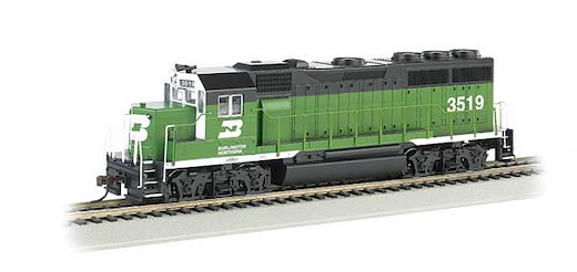 EMD GP40 wo/Snd BN #3519
