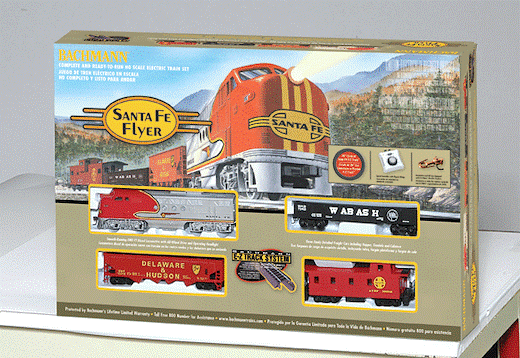 Santa Fe Flyer Train Set, SF