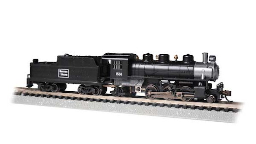 2-6-2 Steam DC B&M 1504