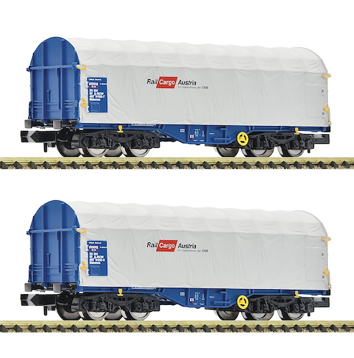 2-tlg. Set: Schiebeplanenwagen, ÖBB