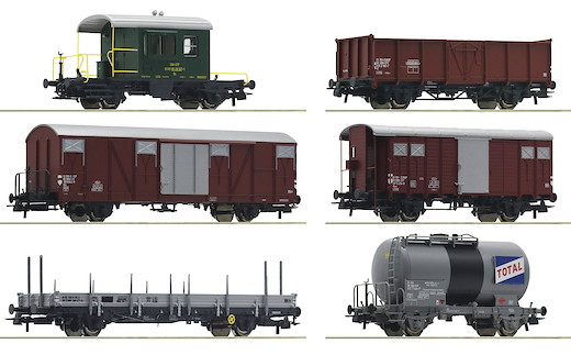 6-tlg. Set: Güterzug „Gotthardbahn“, SBB