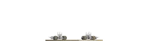 GFM Rollbockpaar Fertigmodell H0e, MOB