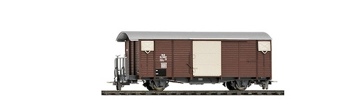 RhB Gb 5089 gedeckter Güterwagen der 70er Jahre