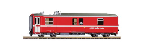 RhB D 4223 Packwagen, Pantograph demontiert
