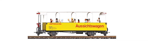 RhB B2 2101 Aussichtswagen mit Preiser Figuren