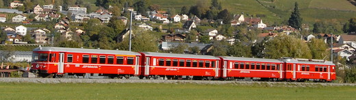 RhB Be 4/4 516/ ABDt 1711 Pendelzug