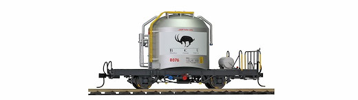 RhB Uce 8076 Zementsilowagen "BCU" Plakat