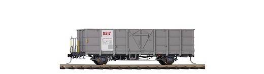 RhB Fb 8517 Stahlwand-Hochbordwagen