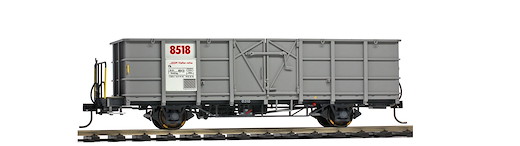 RhB Fb 8518 Stahlwand-Hochbordwagen