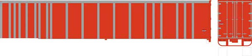 53'Trailer Undec red