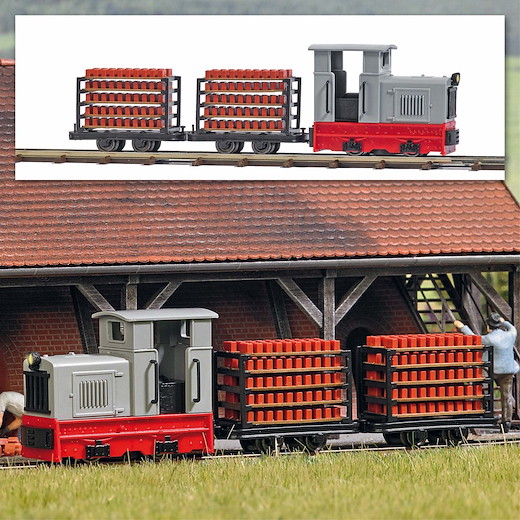 Feldbahn Start-Set »Ziegeltransport«