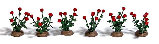 36 Rosen, fertig montiert