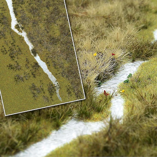 »Groundcover«-Bodendecker: Flusslandschaft