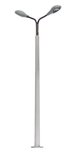 Betonmast mit 2 Leuchten