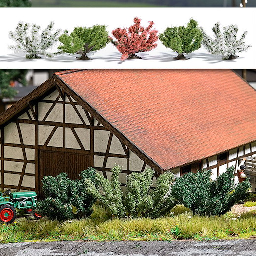 5 Frühlingsbüsche